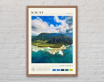 Real Photo, Kauai Print, Kauai Wall Art, Kauai Poster, Kauai Photo, Kauai Poster Print, Kauai Wall Decor, Hawaii Poster Print, USA