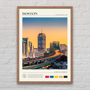 Real Photo, Boston Print, Boston Wall Art, Boston Poster, Boston Photo, Boston Poster Print, Boston Wall Decor, Massachusetts Poster