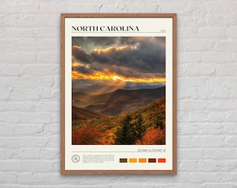 Real Photo, North Carolina Print, North Carolina Wall Art, North Carolina Poster, North Carolina Photo, North Carolina Wall Decor