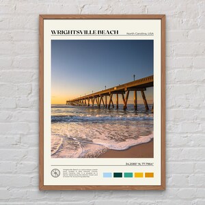 Echtes Foto, Wrightsville Strand Druck, Wrightsville Strand Kunst, Wrightsville Strand Poster, Wrightsville Strand Foto, North Carolina