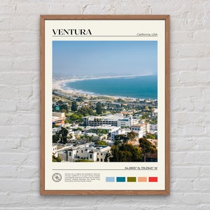 Real Photo, Ventura Print, Ventura Wall Art, Ventura Poster, Ventura Photo, Ventura Poster Print, Ventura Decor, California Poster