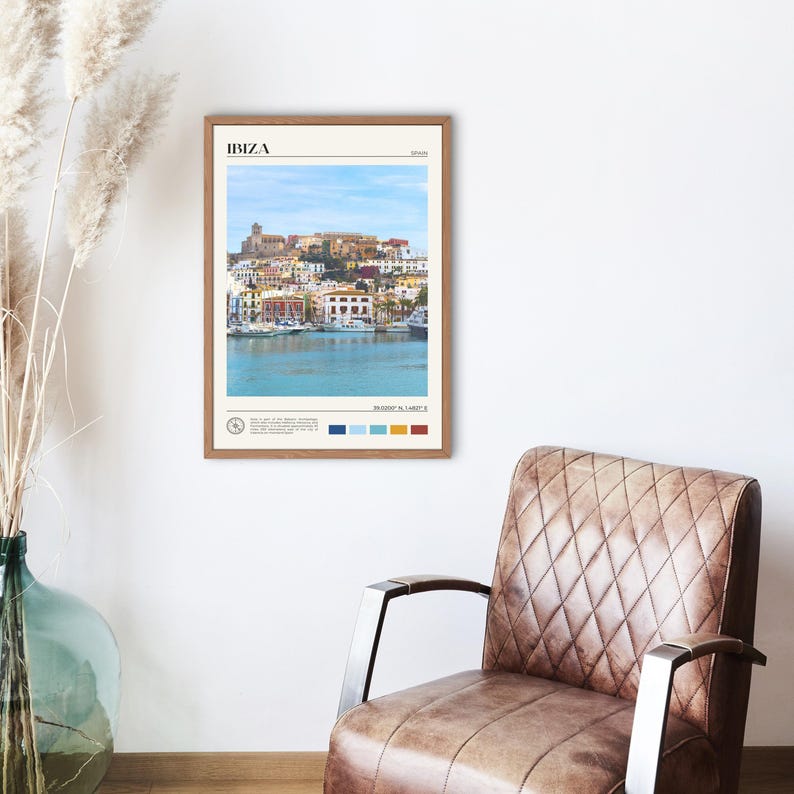Real Photo, Ibiza Print, Ibiza Wall Art, Ibiza Poster, Ibiza Photo, Ibiza Poster Print, Ibiza Wall Decor, Spain Poster Print, Europe image 2