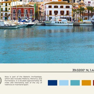 Real Photo, Ibiza Print, Ibiza Wall Art, Ibiza Poster, Ibiza Photo, Ibiza Poster Print, Ibiza Wall Decor, Spain Poster Print, Europe image 6