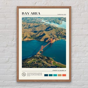 Real Photo, San Francisco Bay Area Print, Bay Area Wall Art, Bay Area Poster, Bay Area Photo, Bay Area Poster Print, Bay Area Decor