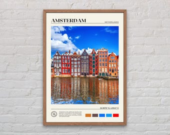 Echtes Foto, Amsterdam Druck, Amsterdam Wandkunst, Amsterdam Poster, Amsterdam Foto, Amsterdam Poster, Amsterdam Dekor