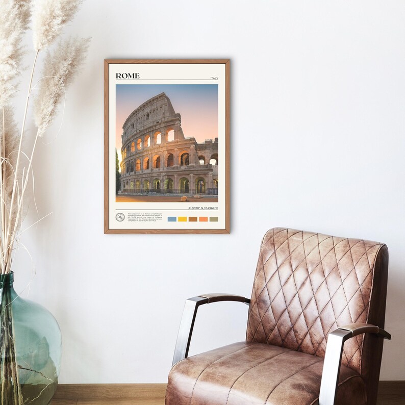 Real Photo, Rome Print, Rome Wall Art, Rome Poster, Rome Photo, Rome Poster Print, Rome Wall Decor, Roma Print, Italy Poster Print image 2