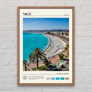 Foto real, Bonita impresión, Bonita decoración de pared, Bonito póster, Bonita foto, Bonita impresión de póster, Bonita decoración de pared, Riviera Francesa, Impresión de Francia