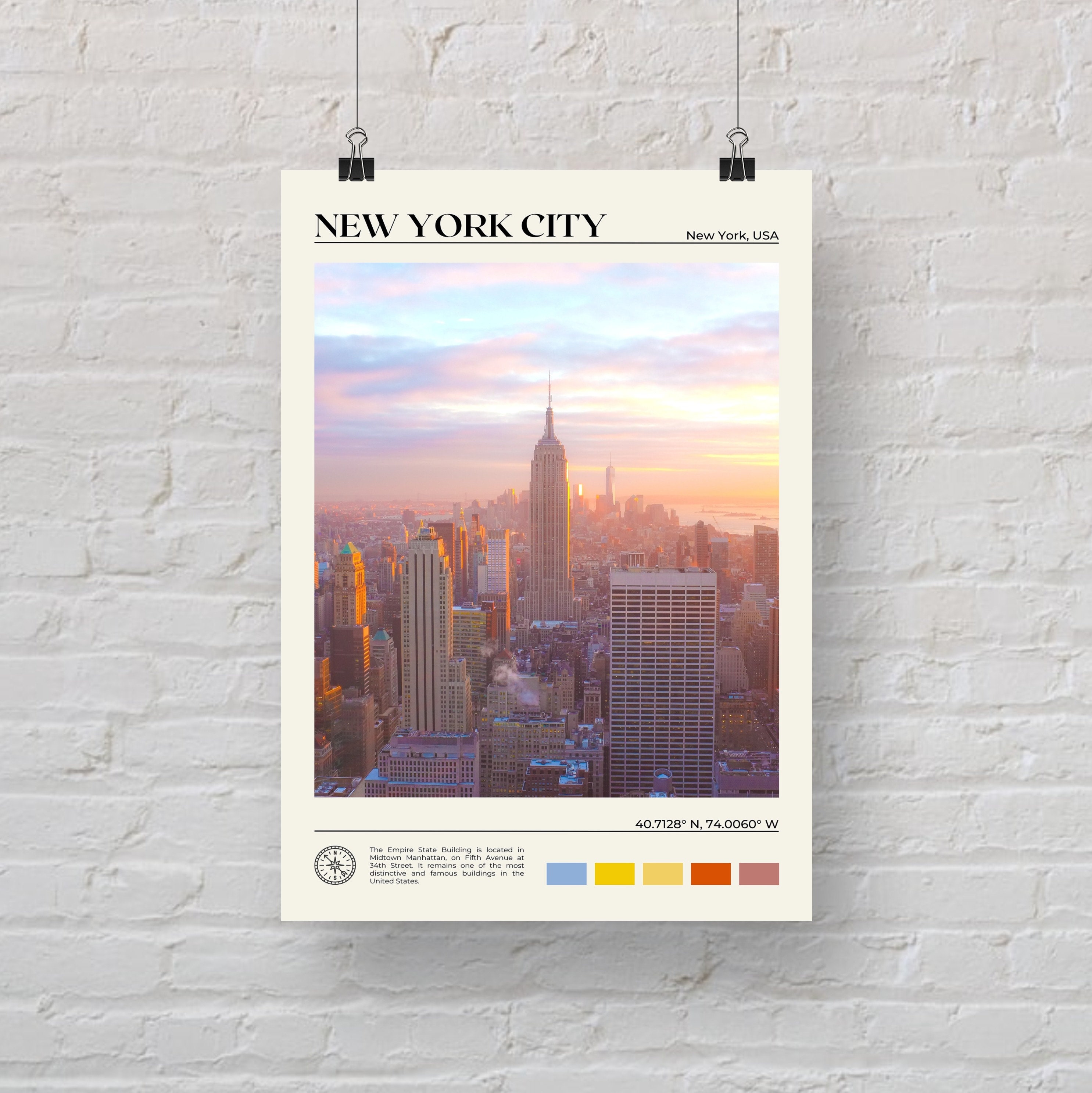 Discover New York City Print, New York City Wall Art, New York City Poster, New York City Photo, New York City Posters