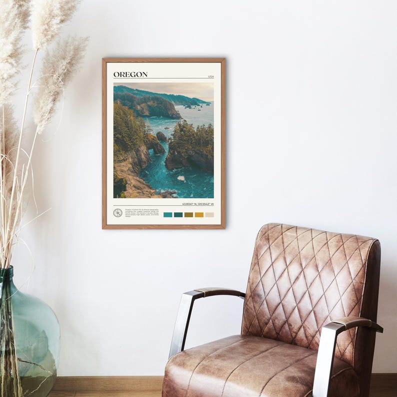 Real Photo, Oregon Print, Oregon Wall Art, Oregon Poster, Oregon Photo, Oregon Poster Print, Oregon Wall Decor, USA Poster Print image 2