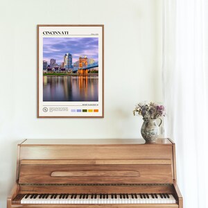 Real Photo, Cincinnati Print, Cincinnati Wall Art, Cincinnati Poster, Cincinnati Photo, Cincinnati Poster Print, Cincinnati Decor image 4