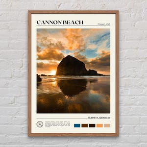 Real Photo, Cannon Beach Print, Cannon Beach Wall Art, Cannon Beach Poster, Cannon Beach Photo, Cannon Beach Wall Decor, Oregon, USA