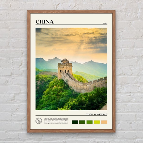 Real Photo, China Print, China Wall Art, China Poster, China Photo, China Poster Print, China Wall Decor, Beijing, Shanghai, Asia