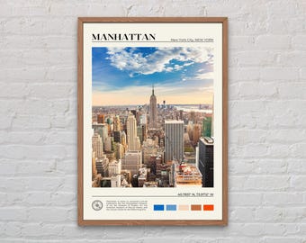 Real Photo, Manhattan Print, Manhattan Wall Art, Manhattan Poster, Manhattan Photo, Manhattan Poster Print, Manhattan Wall Decor, USA