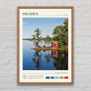 Echtes Foto, Schweden Print, Schweden Wandkunst, Schweden Poster, Schweden Foto, Schweden Poster Druck, Schweden Wanddekoration, Stockholm, Europa
