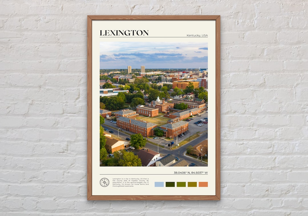 Real Photo, Lexington Print, Lexington Wall Art, Lexington Poster