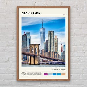 Real Photo, New York State Print, New York Wall Art, New York Poster, New York Photo, New York Poster Print, New York Decor, USA image 1