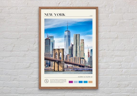 Real Photo, New York State Print, New York Wall Art, New York Poster, New York Photo, New York Poster Print, New York Decor, USA