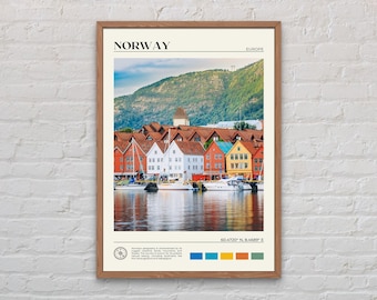 Echtes Foto, Norwegen Print, Norwegen Wand, Kunst, Norwegen Poster, Norwegen Foto, Norwegen Poster Druck, Norwegen Wand-Dekor, Oslo, Europa Poster