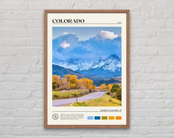 Echtes Foto, Colorado Druck, Colorado Wandkunst, Colorado Poster, Colorado Foto, Colorado Poster Druck, Colorado Wanddekor, USA