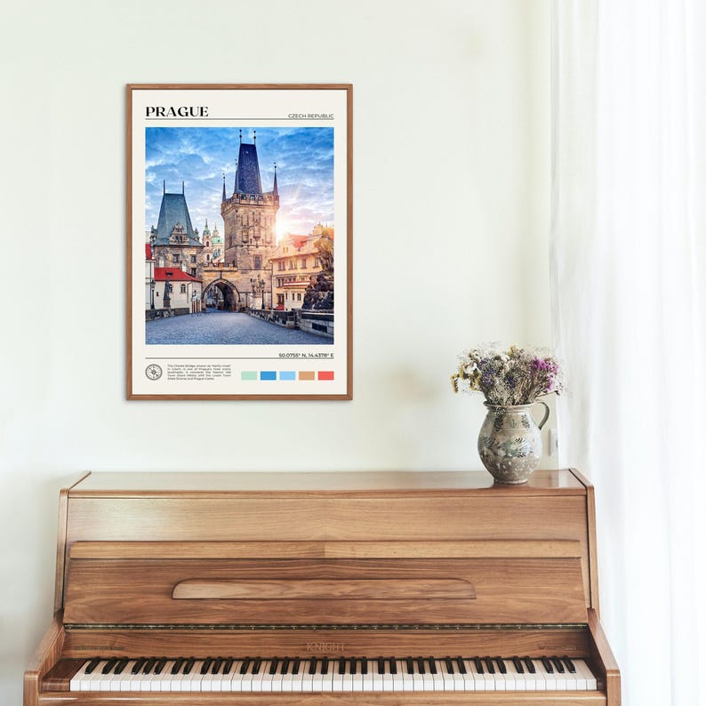 Real Photo, Prague Print, Prague Wall Art, Prague Poster, Prague Photo, Prague Poster Print, Prague Wall Decor, Czech Republic image 4