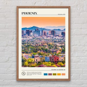 Real Photo, Phoenix Print, Phoenix Wall Art, Phoenix Poster, Phoenix Photo, Phoenix Poster Print, Phoenix Wall Decor, Arizona Print