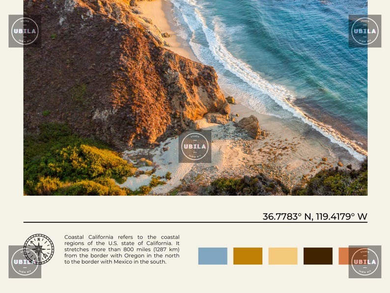 Real Photo, California Print, California Wall Art, California Poster, California Photo, California Poster Print, California Decor image 6