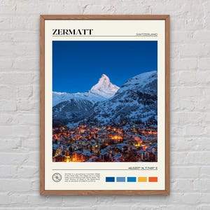 Real Photo, Zermatt Print, Zermatt Wall Art, Zermatt Poster, Zermatt Photo, Zermatt Poster Print, Zermatt Wall Decor, Switzerland