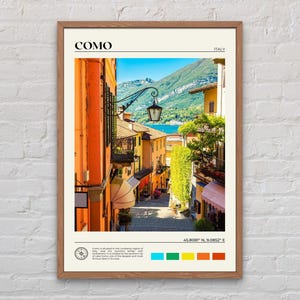 Prawdziwe zdjęcie, Como Print, sztuka ścienna Como, plakat Como, zdjęcie Como, druk plakatu Como, dekoracje ścienne Como, jezioro Como, druk plakatu Włochy