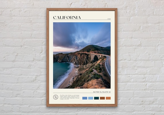 Real Photo, California Print, California Wall Art, California Poster, California Photo, California Poster Print, California Decor