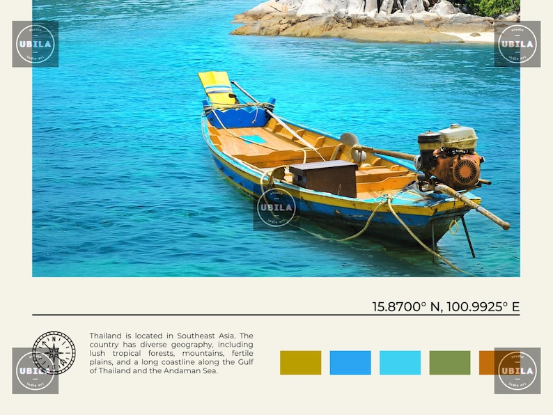 Real Photo, Thailand Print, Thailand Wall Art, Thailand Poster, Thailand Photo, Thailand Poster Print, Thailand Wall Decor, Asia image 6