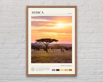 Real Photo, Africa Print, Africa Wall Art, Africa Poster, Africa Photo, Africa Poster Print, Africa Wall Decor, World Poster Print