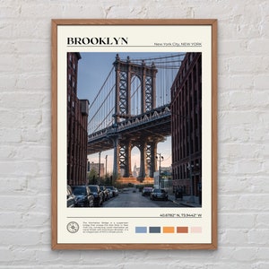 Real Photo, Brooklyn Print, Brooklyn Wall Art, Brooklyn Poster, Brooklyn Photo, New York City Poster Print, New York Poster Print