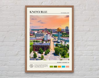Foto reale, stampa di Knoxville, arte murale di Knoxville, poster di Knoxville, foto di Knoxville, stampa poster di Knoxville, decorazione murale di Knoxville