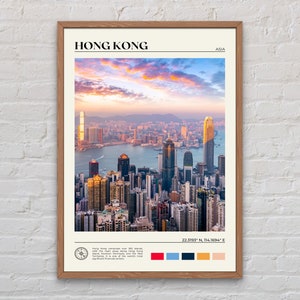 Vraie photo, impression de Hong Kong, art mural de Hong Kong, affiche de Hong Kong, photo de Hong Kong, impression d'affiche de Hong Kong, décoration murale de Hong Kong