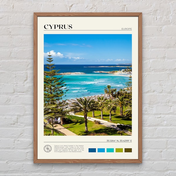 Real Photo, Cyprus Print, Cyprus Wall Art, Cyprus Poster, Cyprus Photo, Cyprus Poster Print, Cyprus Wall Decor, Europe Poster Print