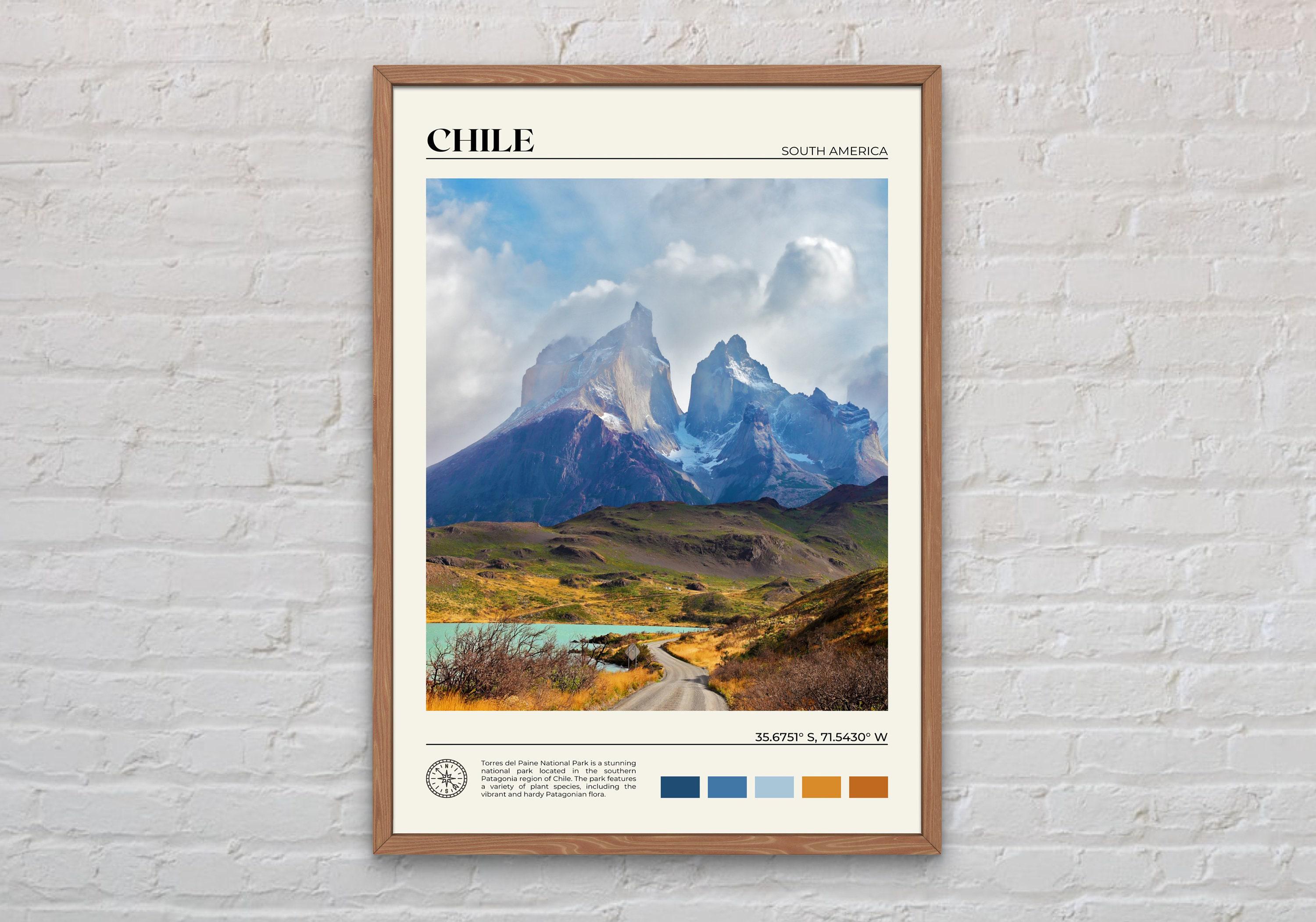 Real Photo, Chile Print, Chile Wall Art, Chile Poster, Chile Photo, Chile Poster Print, Chile Wall Decor, South America Poster Print