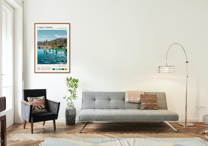 Real Photo, Lake Tahoe Print, Lake Tahoe Wall Art, Lake Tahoe Poster, Lake Tahoe Photo, Lake Tahoe Poster Print, Lake Tahoe Decor image 3