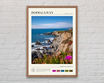 Real Photo, Bodega Bay Print, Bodega Bay Wall Art, Bodega Bay Poster, Bodega Bay Photo, Bodega Bay Poster Print, Bodega Bay Decor