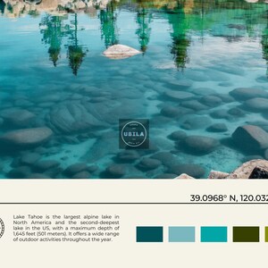 Real Photo, Lake Tahoe Print, Lake Tahoe Wall Art, Lake Tahoe Poster, Lake Tahoe Photo, Lake Tahoe Poster Print, Lake Tahoe Decor image 6