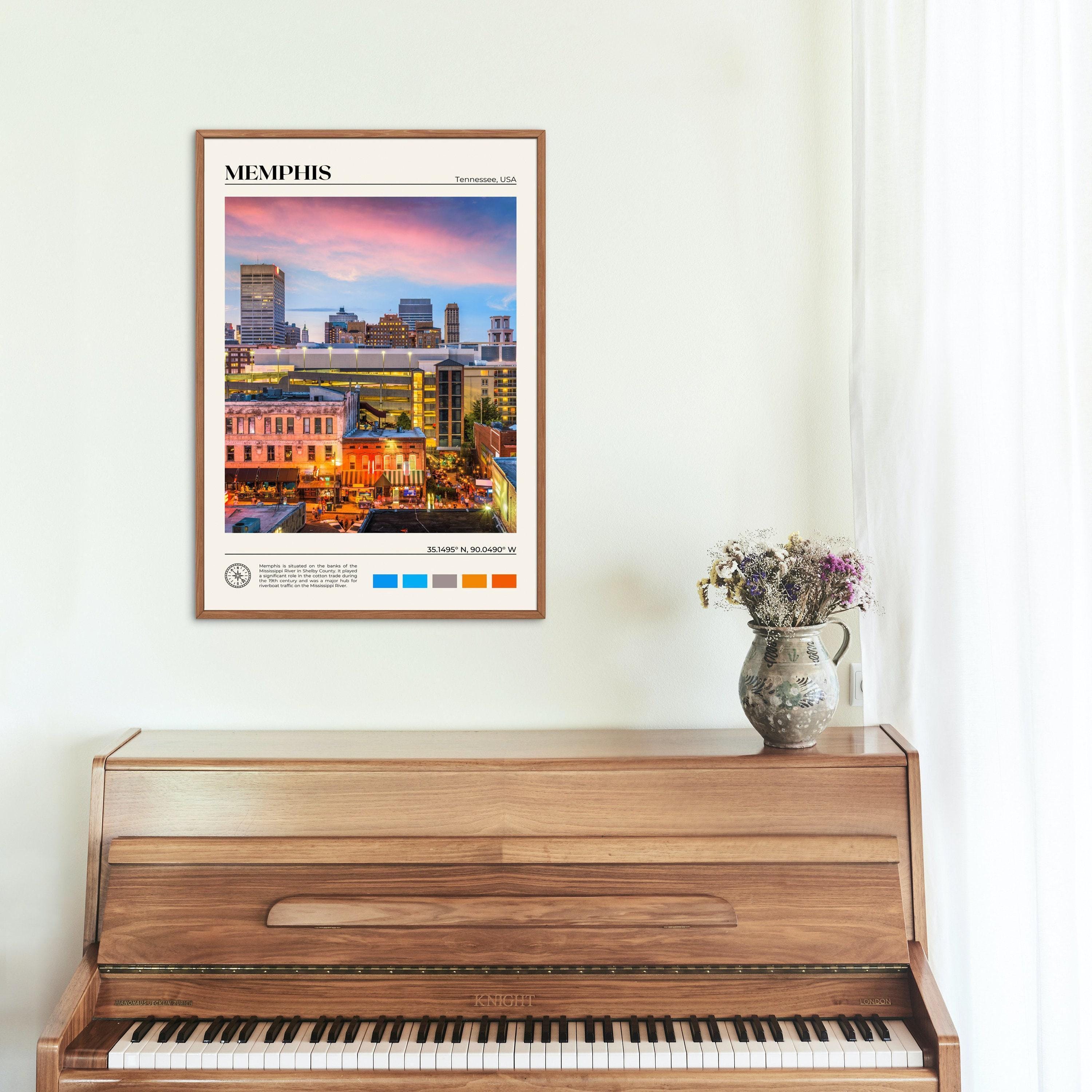 Real Photo, Memphis Print, Memphis Wall Art, Memphis Poster, Memphis ...