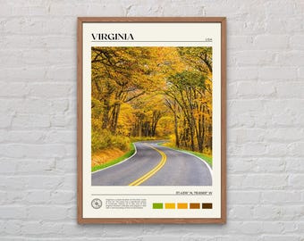 Real Photo, Virginia Print, Virginia Wall Art, Virginia Poster, Virginia Photo, Virginia Poster Print, Virginia Decor, USA Poster