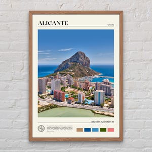 Real Photo, Alicante Print, Alicante Wall Art, Alicante Poster, Alicante Photo, Alicante Poster Print, Alicante Decor, Spain Poster