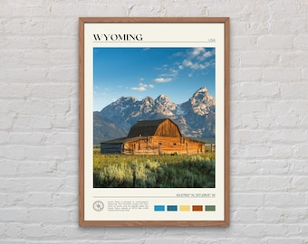 Real Photo, Wyoming Print, Wyoming Wall Art, Wyoming Poster, Wyoming Photo, Wyoming Poster Print, Wyoming Wall Decor, United States
