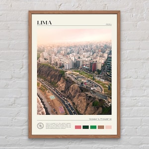 Real Photo, Lima Print, Lima Wall Art, Lima Poster, Lima Photo, Lima Poster Print, Lima Wall Decor, Peru, South America Poster Print