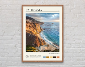 Real Photo, California Print, California Wall Art, California Poster, California Photo, California Poster Print, California Decor