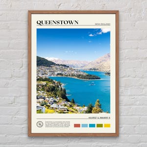 Real Photo, Queenstown Print, Queenstown Art, Queenstown Poster, Queenstown Photo, Queenstown Poster Print, Queenstown Wall Decor