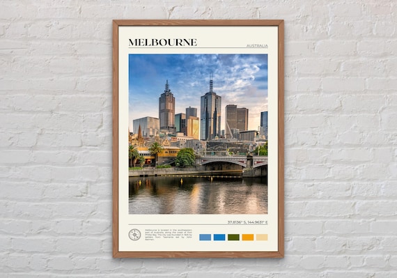 Real Photo, Melbourne Print, Melbourne Wall Art, Melbourne Poster, Melbourne Photo, Melbourne Poster Print, Melbourne Wall Decor
