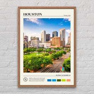 Real Photo, Houston Print, Houston Wall Art, Houston Poster, Houston Photo, Houston Poster Print, Houston Wall Decor, Texas Poster