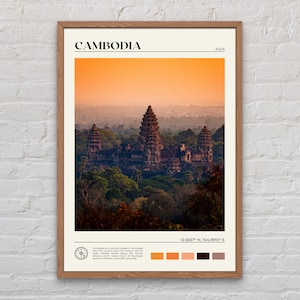 Echtes Foto, Kambodscha Druck, Kambodscha Wandkunst, Kambodscha Poster, Kambodscha Foto, Kambodscha Poster Druck, Kambodscha Wanddekor, Asien
