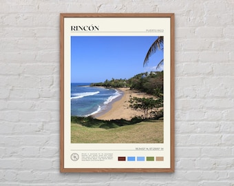 Echtes Foto, Rincón Druck, Rincón Wandkunst, Rincón Poster, Rincón Foto, Rincón Poster Druck, Rincón Wanddekor, Porto Rico Poster
